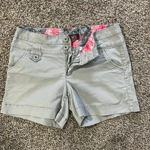 Size 12 authentic denim shorts olive green